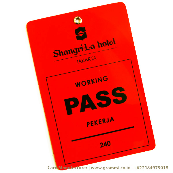 Shangrilla Working Pass Grammi Card Manufacturer